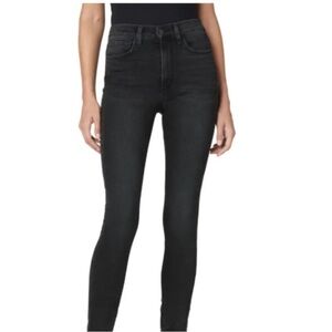Joe's Jeans Flawless The Twiggy Tall High-Rise Black Skinny Jeans, 29